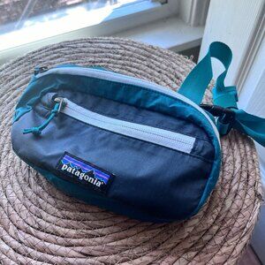 Patagonia Ultralight Black Hole Mini Hip Belt Fanny Pack 1L Blue Unisex